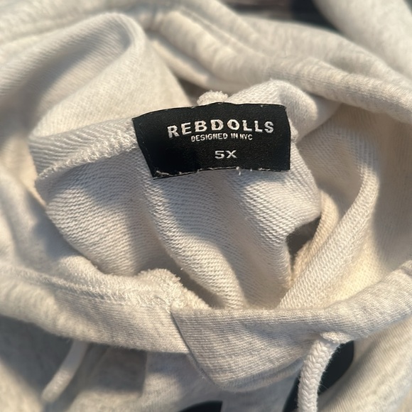 REBDOLLS “flaws” sweatshirt & sweatpants set - Picture 5 of 5